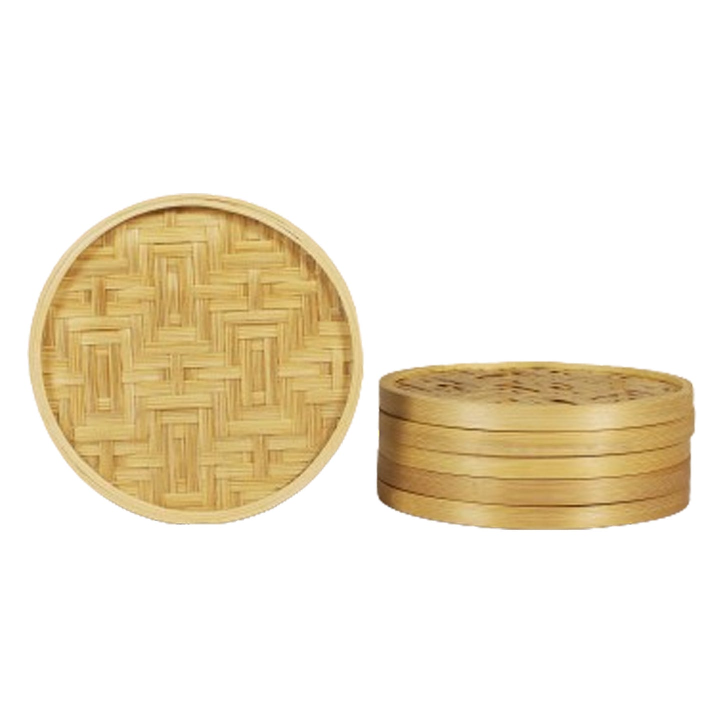 Handmade Bamboo Coasters ( Set of 6 )