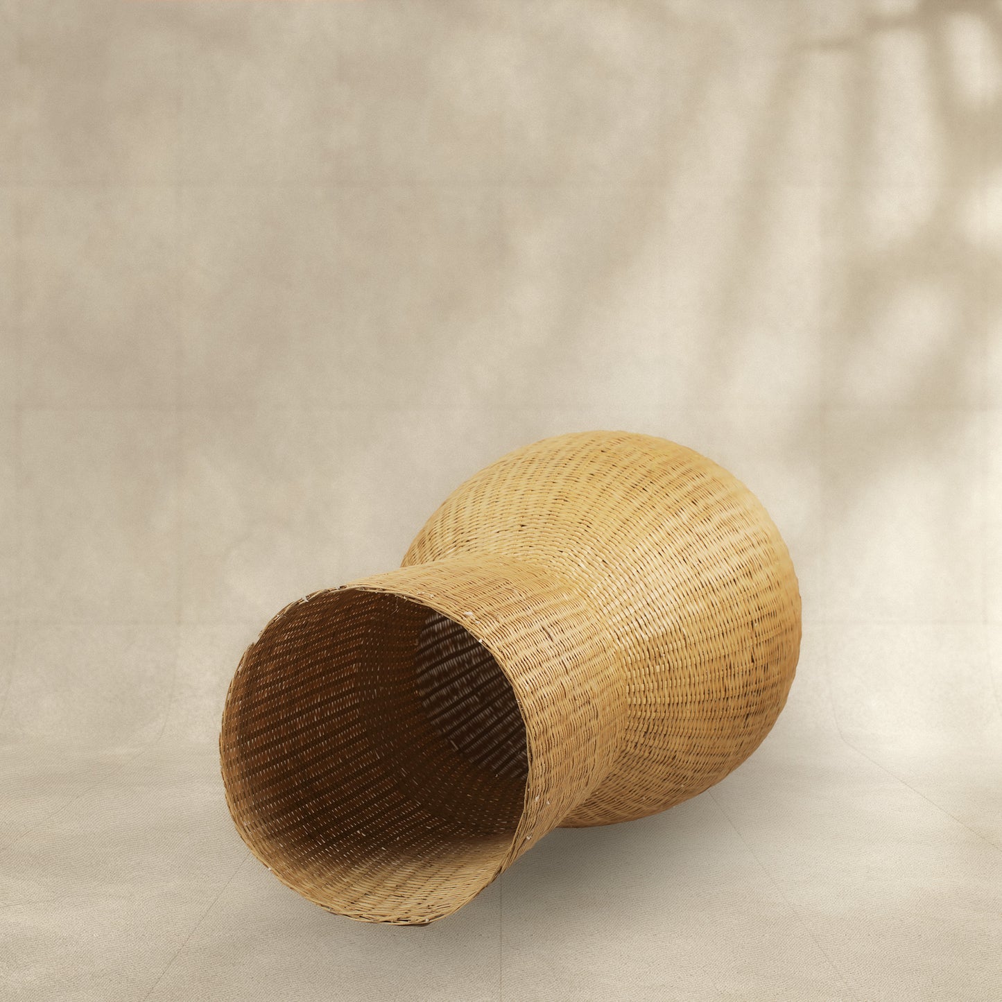 Artisan Handmade Bamboo Glow Drop Lamp Holder
