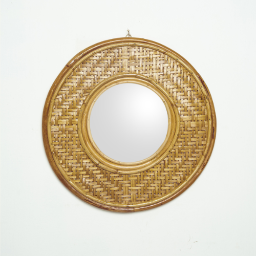 Handcrafted Artisan Weaved Mirror