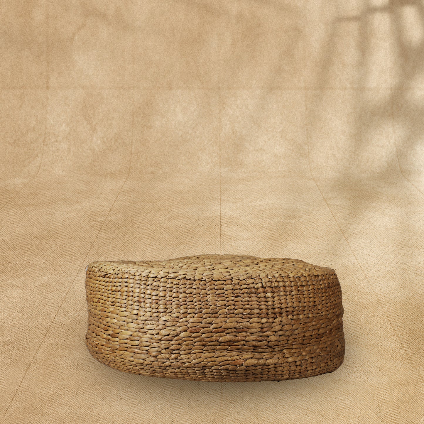 Water Hyacinth Pouffe 24 inch