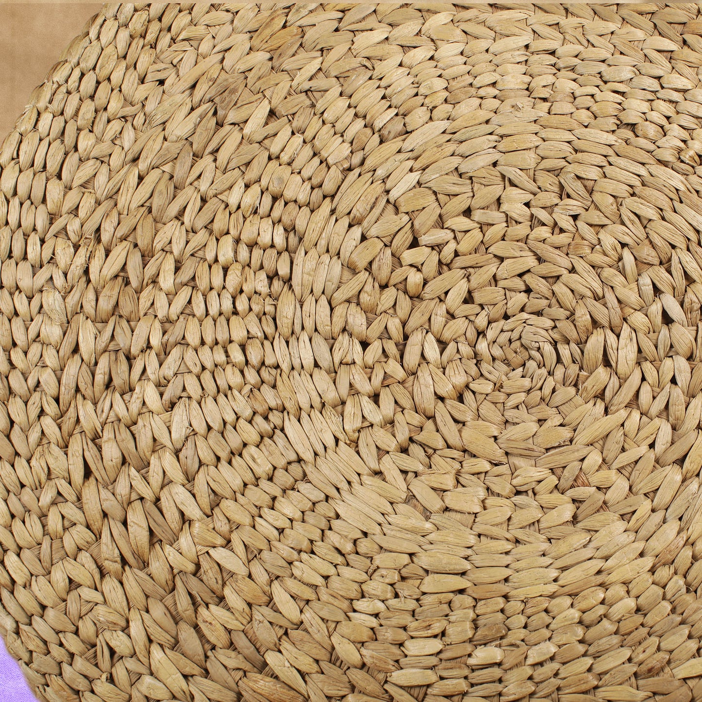 Water Hyacinth Pouffe 24 inch