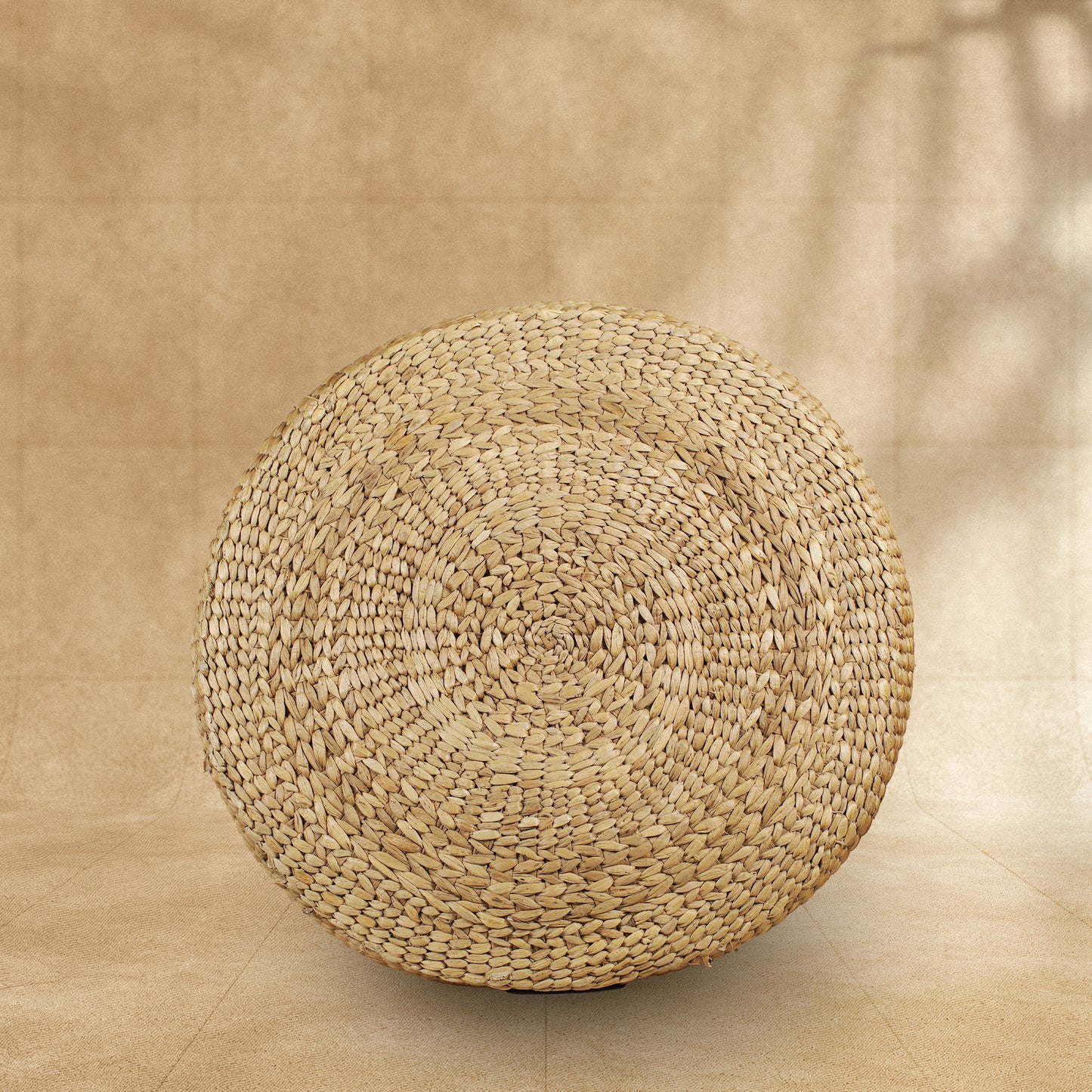 Water Hyacinth Pouffe 24 inch