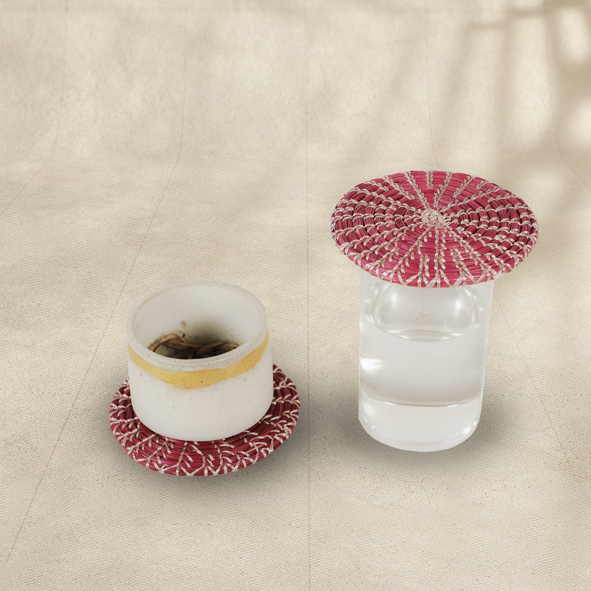 Handmade Pine Flat Coasters (Set of 6)