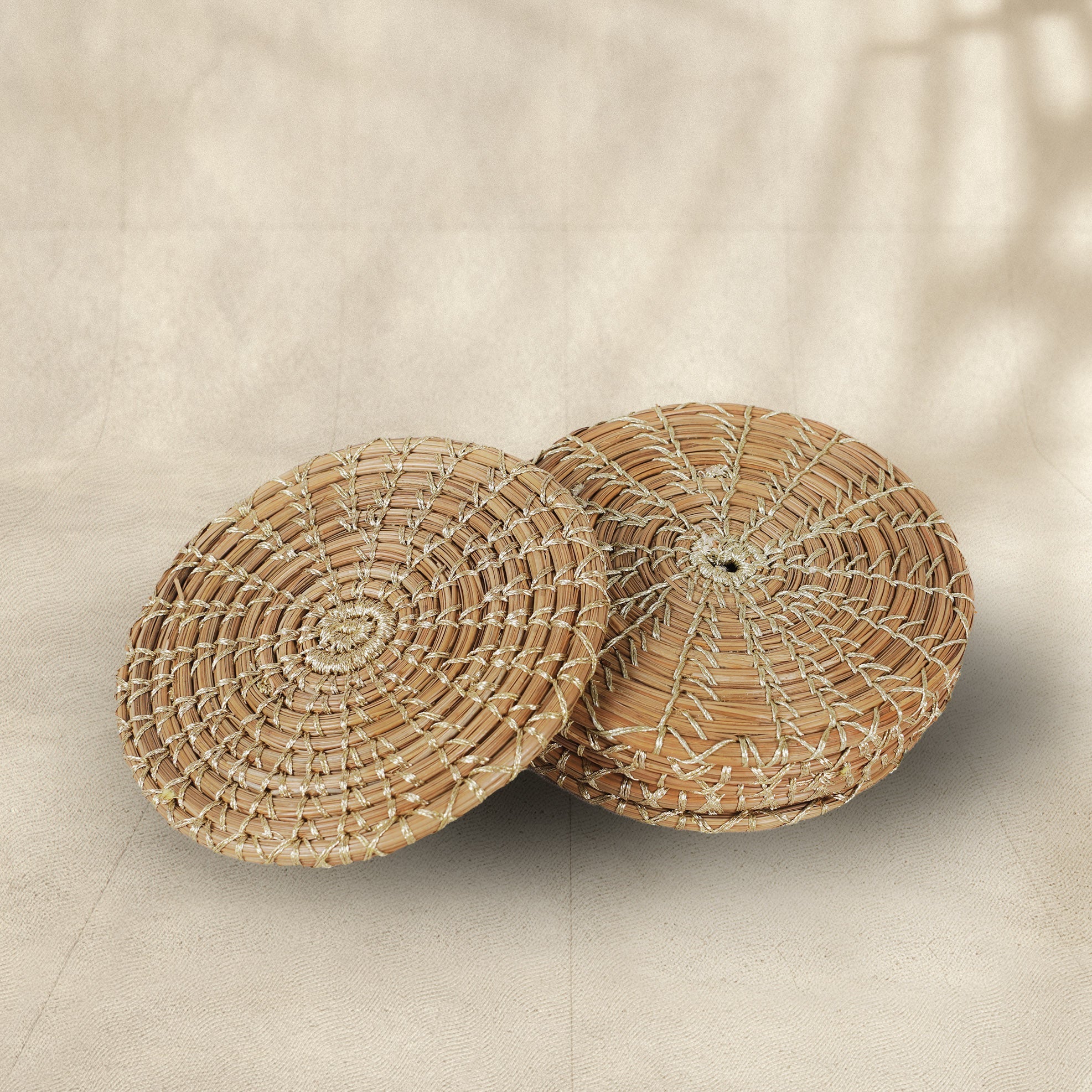 Handmade Pine Flat Coasters (Set of 6)