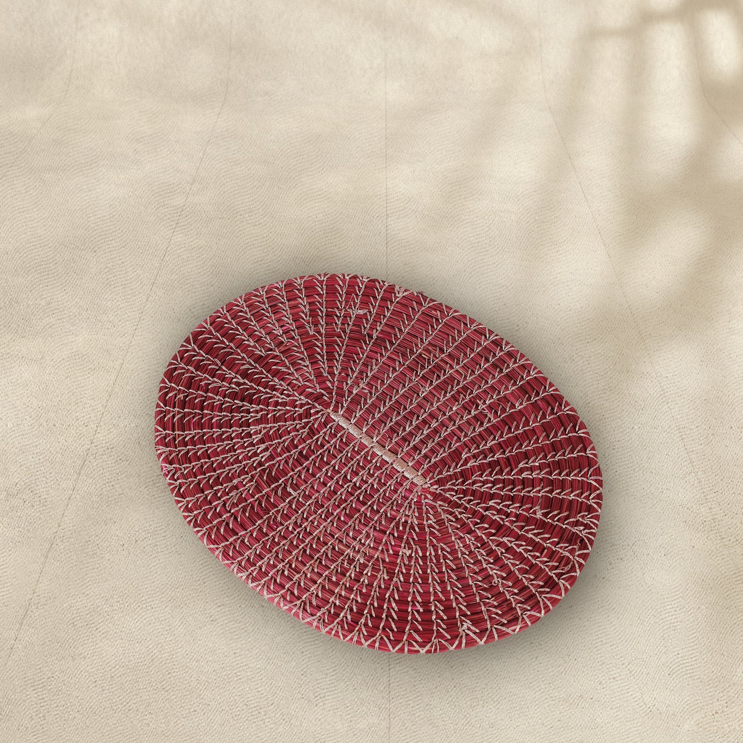 Handmade Oval Centre Table Mats (Set of 2)
