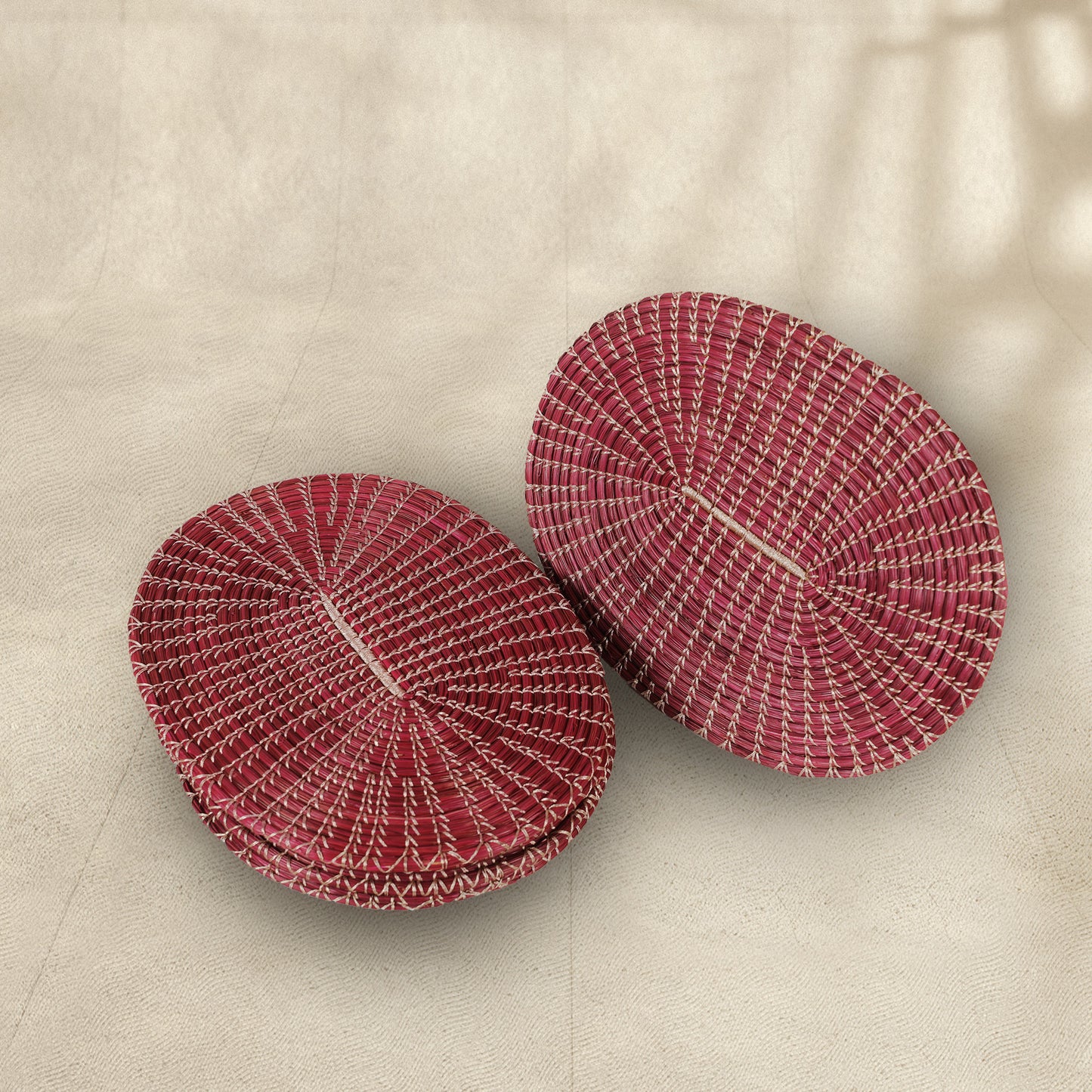 Handmade Oval Centre Table Mats (Set of 2)