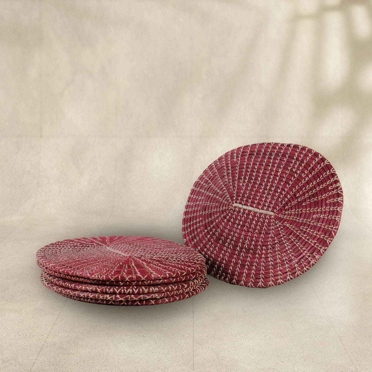 Handmade Oval Centre Table Mats (Set of 2)