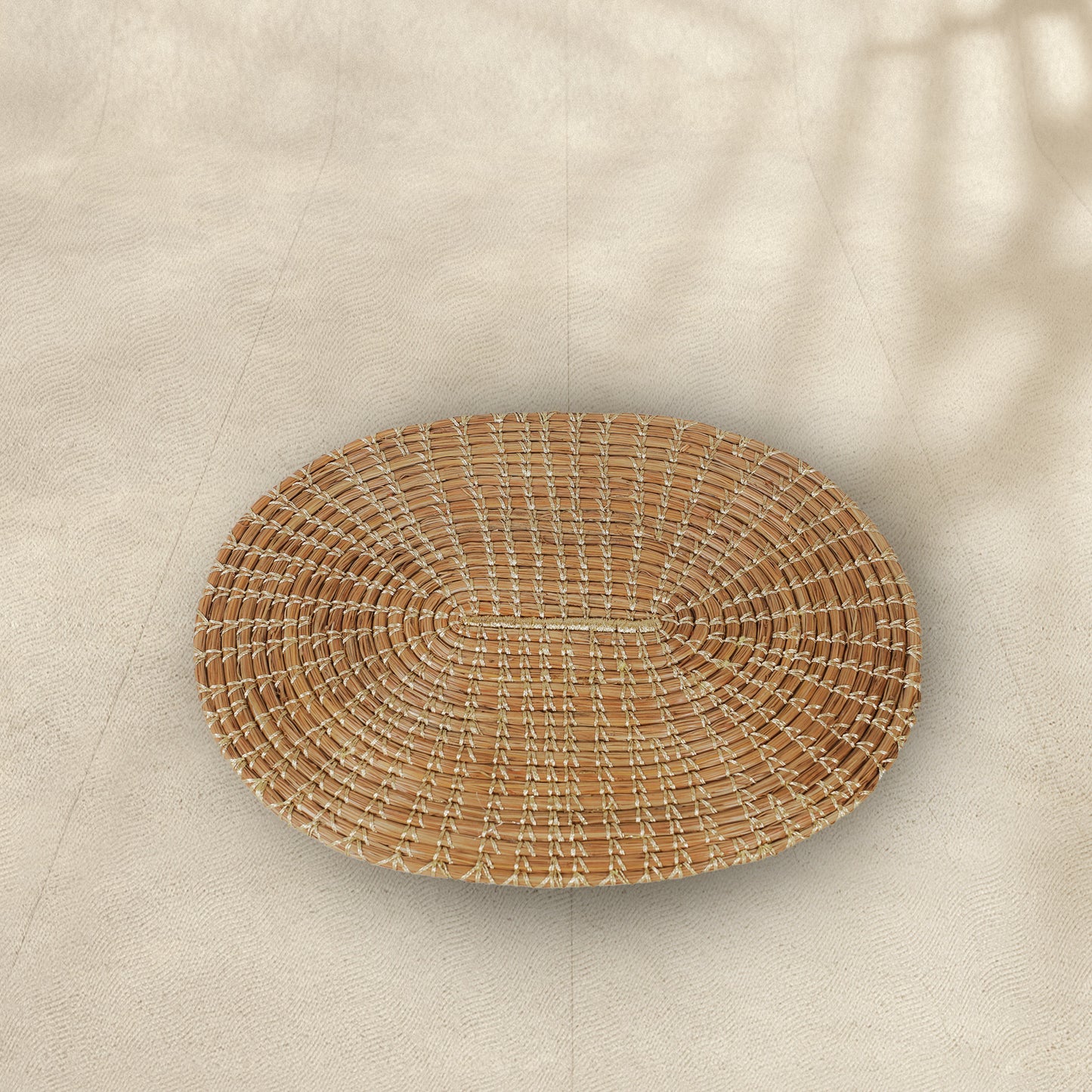 Handmade Oval Centre Table Mats (Set of 2)