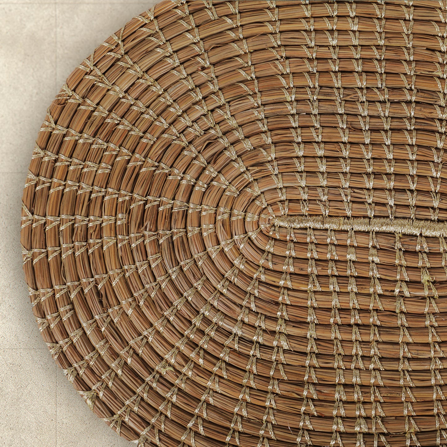 Handmade Oval Centre Table Mats (Set of 2)