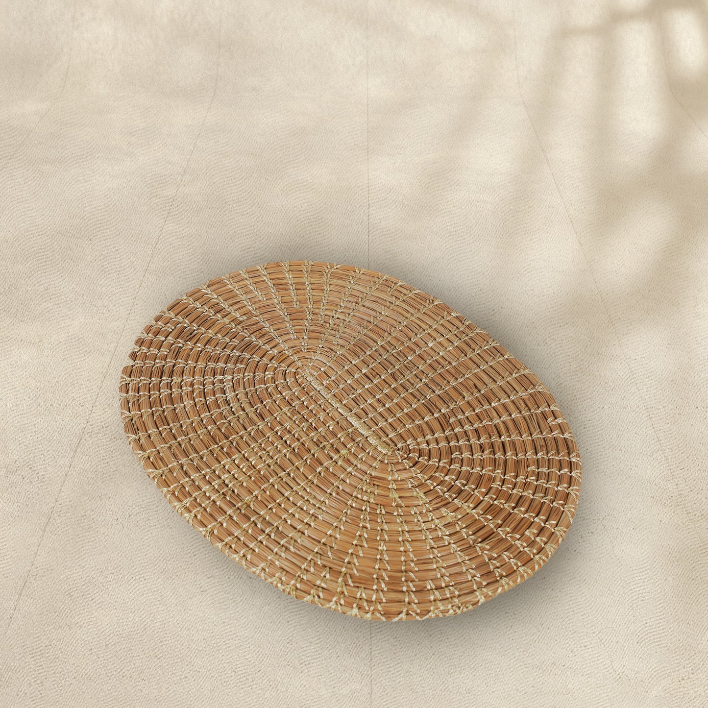 Handmade Oval Centre Table Mats (Set of 2)