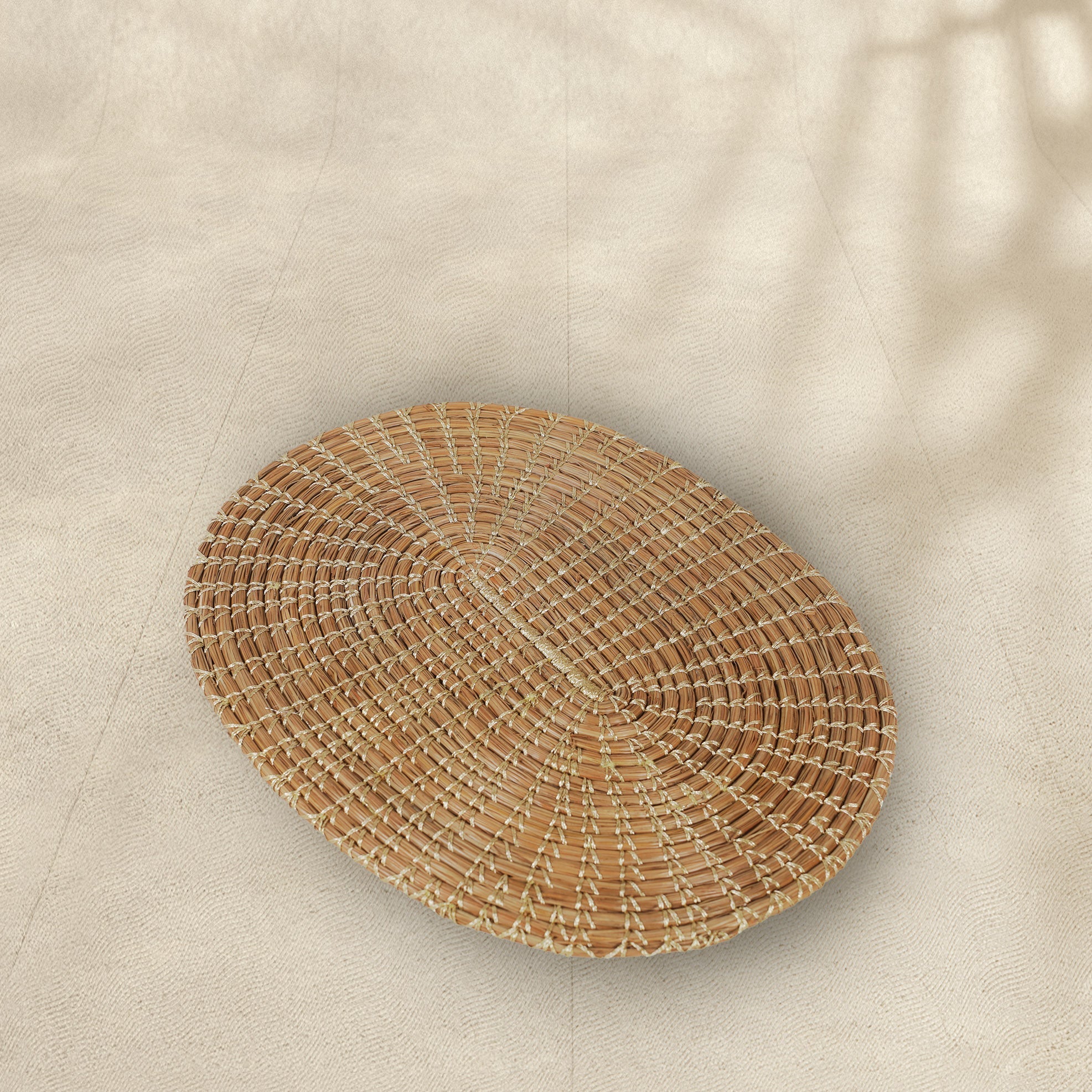 Handmade Oval Centre Table Mats (Set of 2)