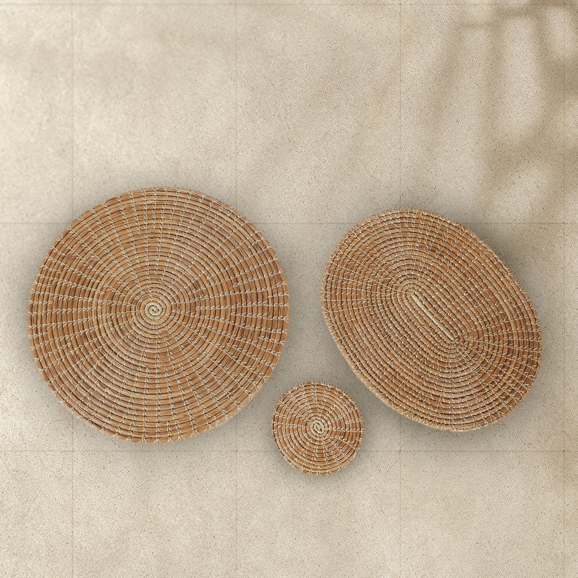 Handmade Oval Centre Table Mats (Set of 2)