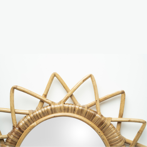Handcrafted Artisan Double Star Mirror