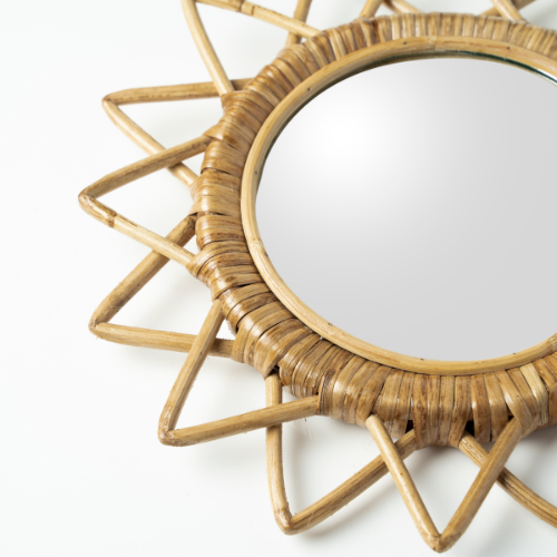 Handcrafted Artisan Double Star Mirror