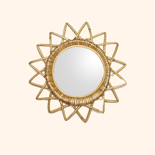 Handcrafted Artisan Double Star Mirror