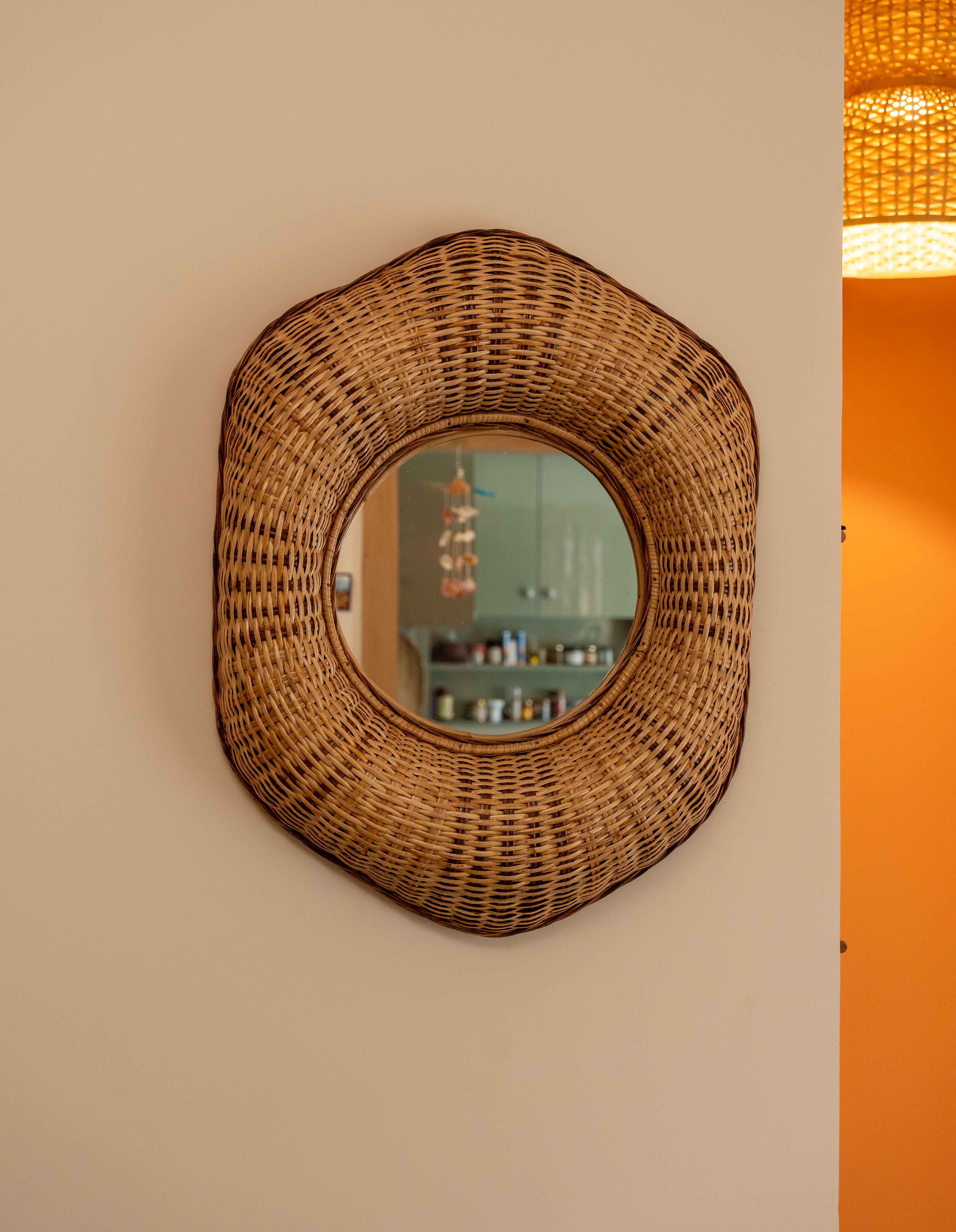 Contour Weave Mirror