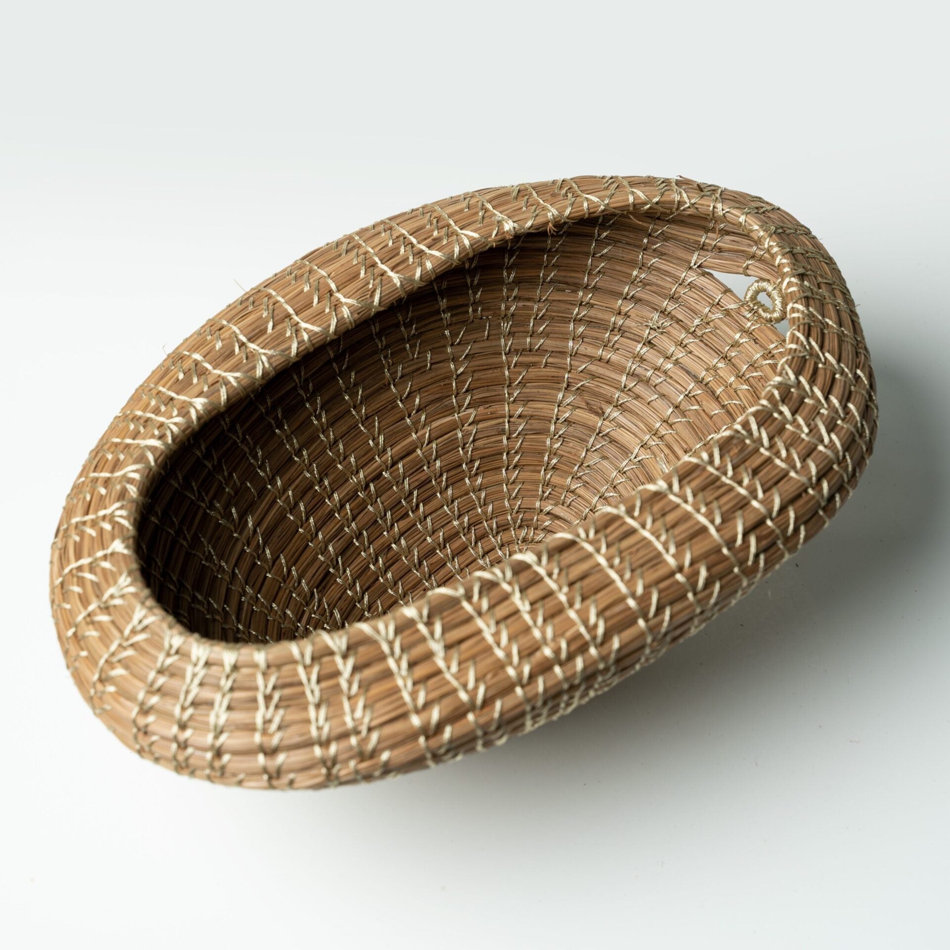 Handmade Weaved Pine Nest Shade – Ceiling Light Holder