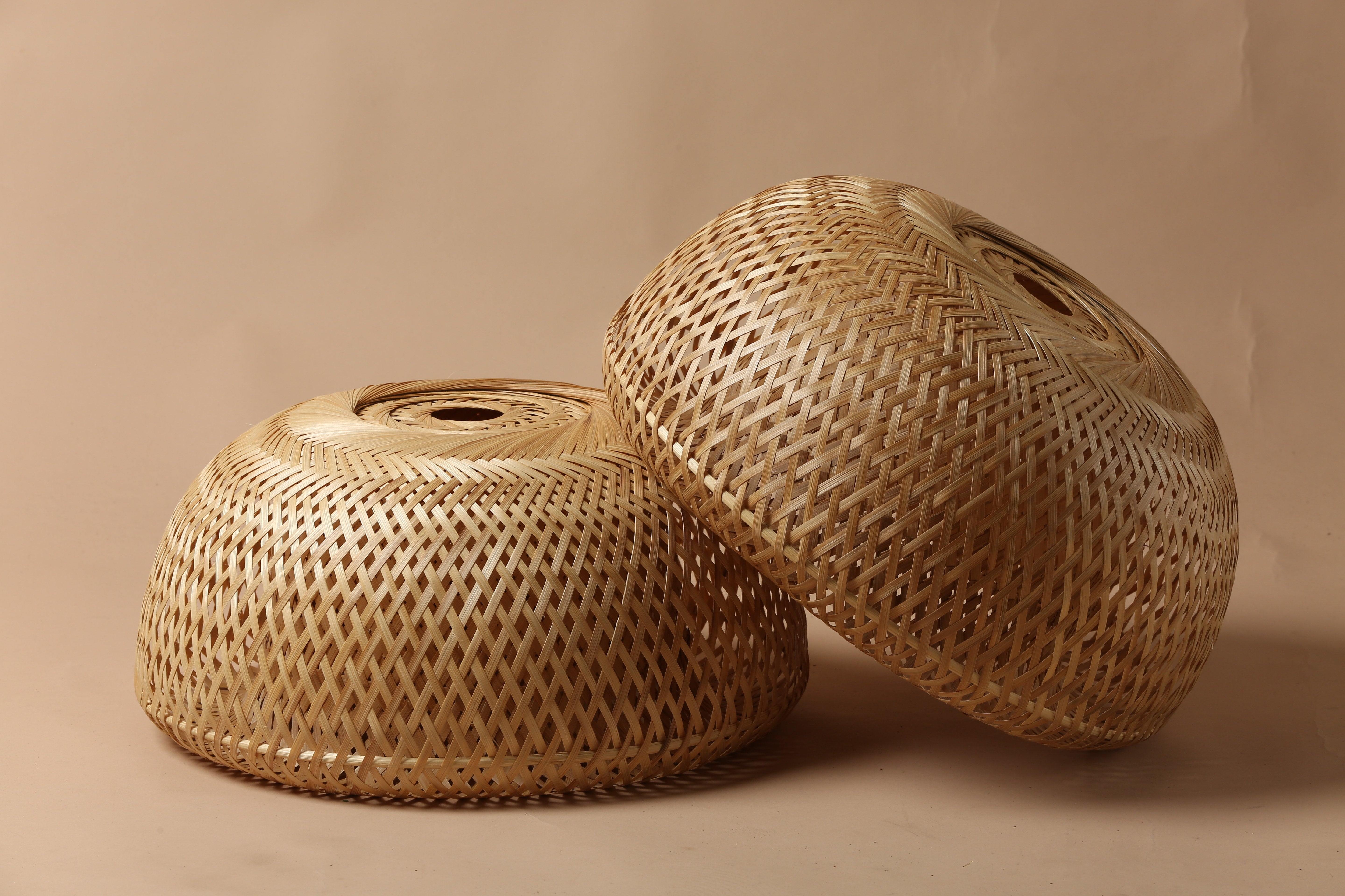 Bamboo Weaved Tohfa Beam Light Holder