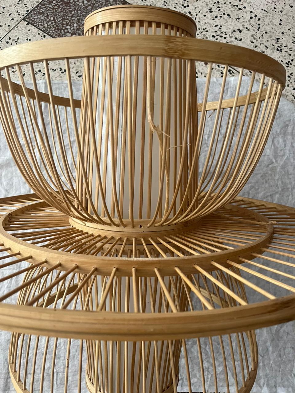 Bamboo Handmade Lotus Light