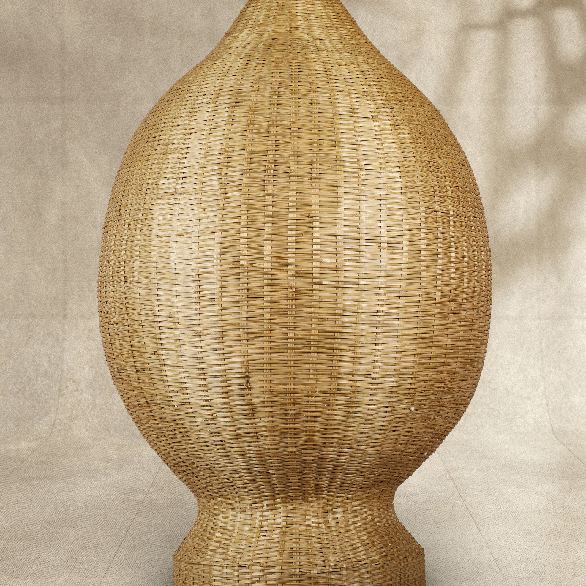 Artisan Handmade Bamboo Glow Drop Lamp Holder