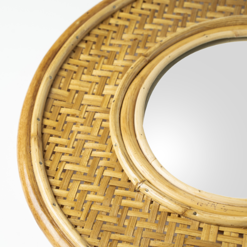 Handcrafted Artisan Weaved Mirror