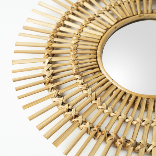 Handcrafted Artisan Rays Mirror 16 / 20 inch