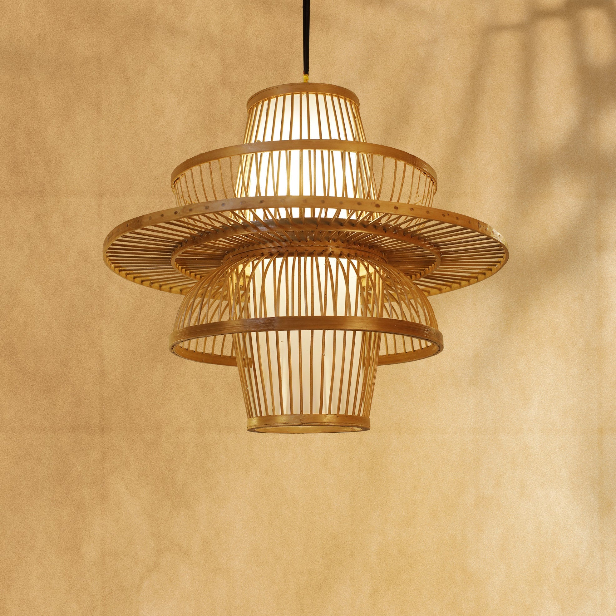 Bamboo Handmade Lotus Light