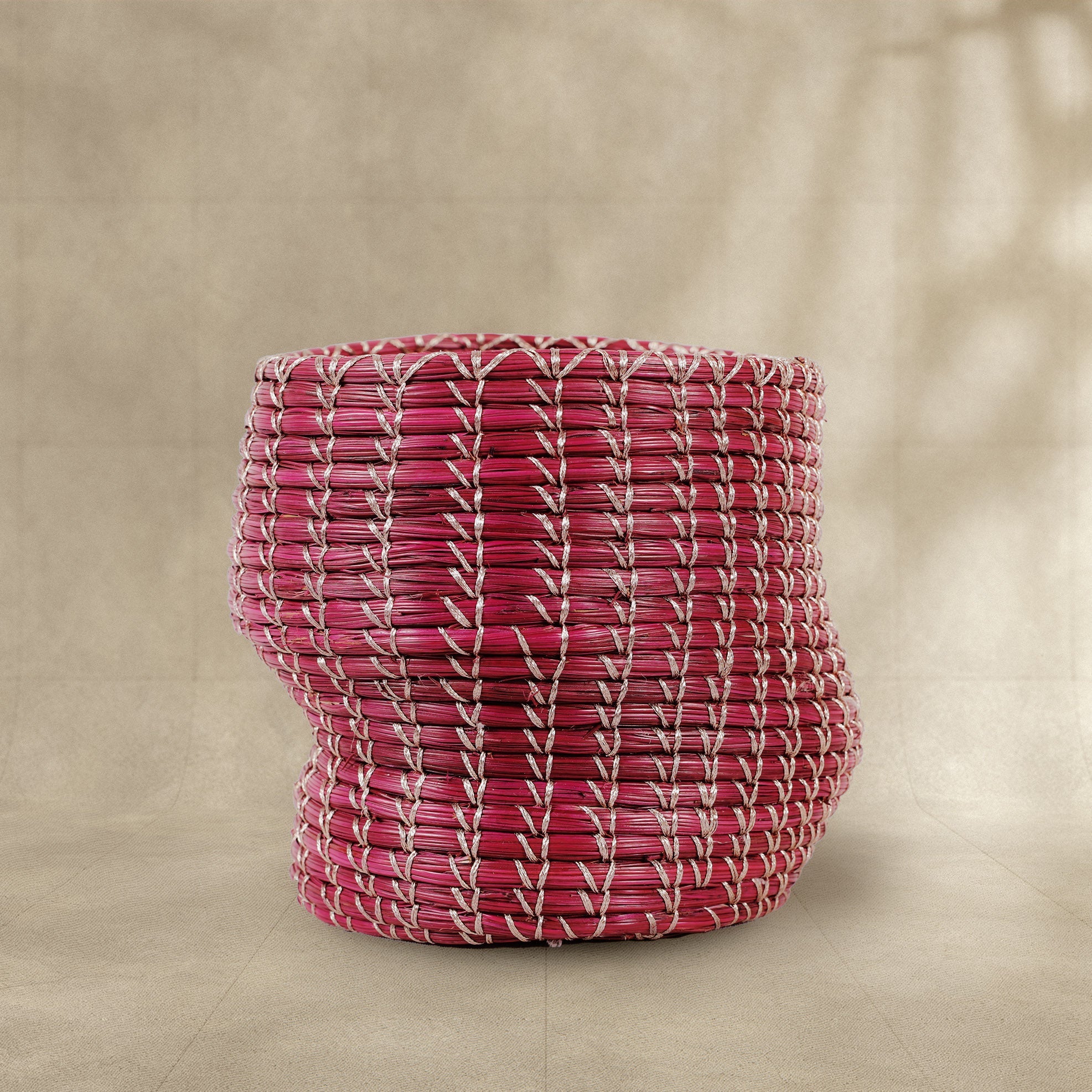 Shibui Vessel Handmade Pine Storage Basket