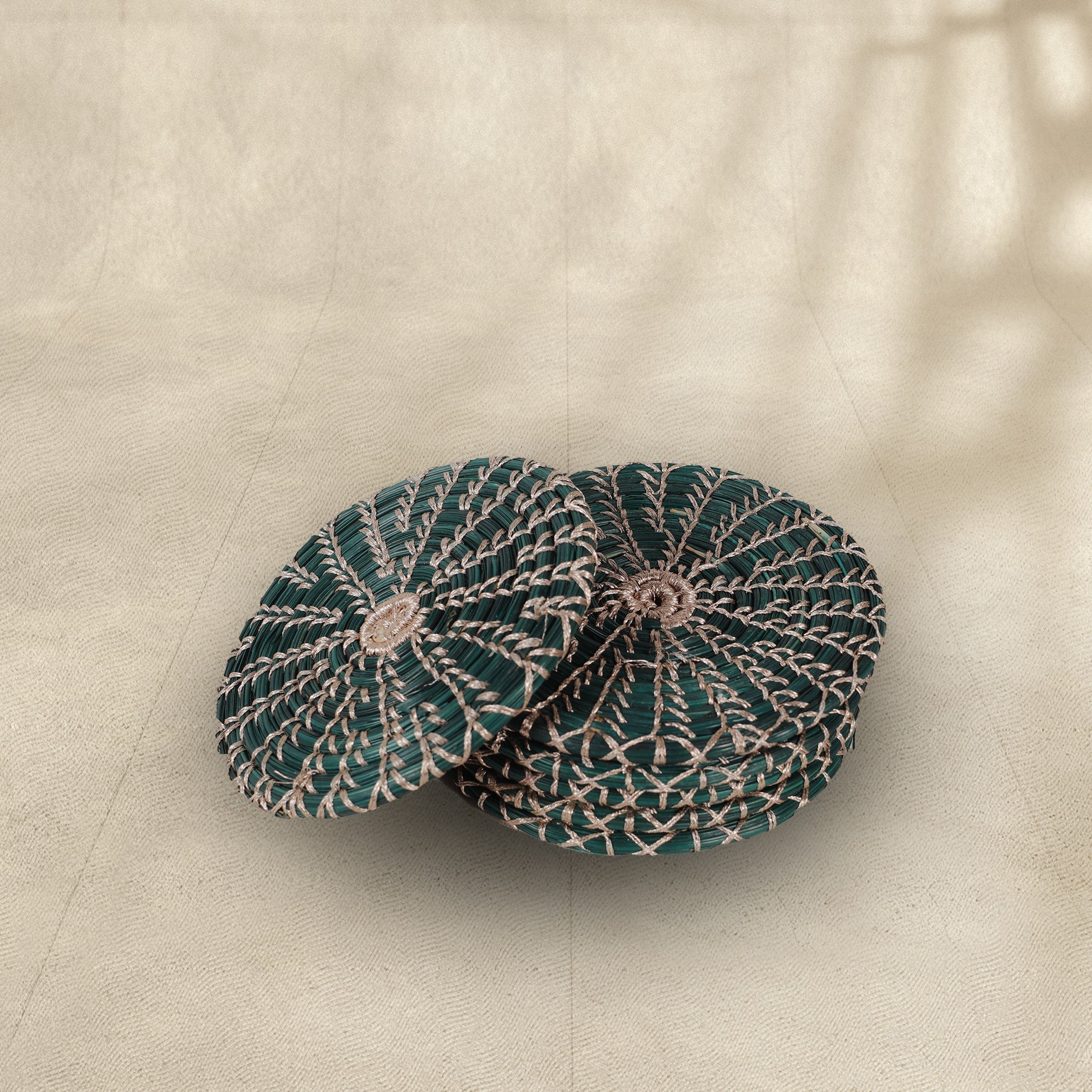 Handmade Pine Flat Coasters (Set of 6)