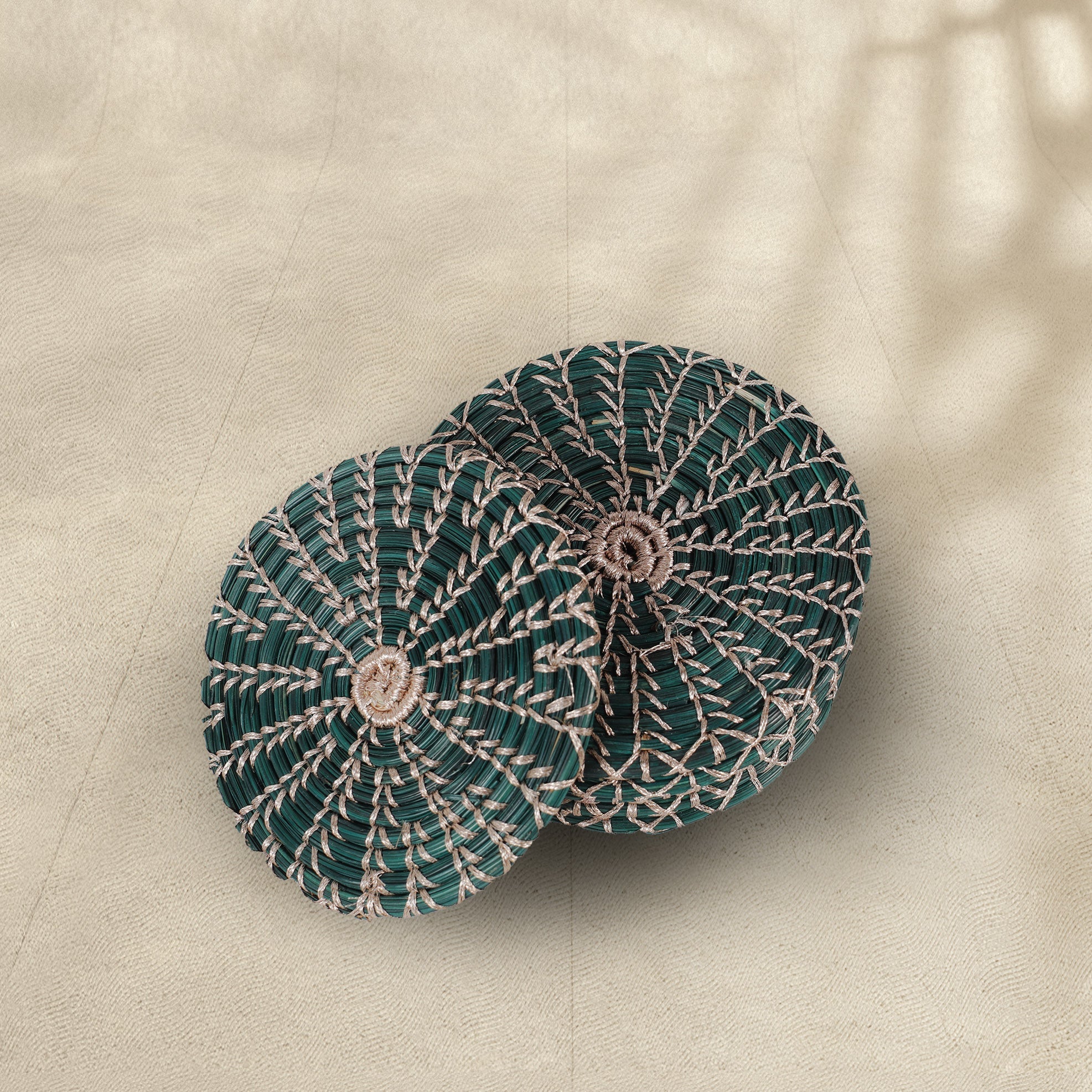 Handmade Pine Flat Coasters (Set of 6)