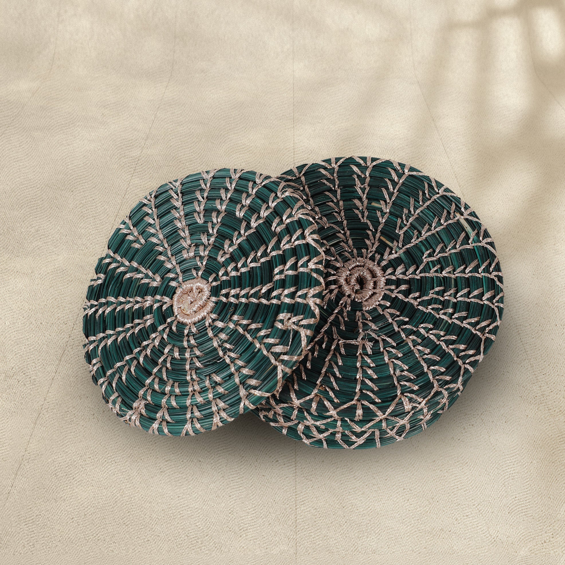 Handmade Pine Flat Coasters (Set of 6)