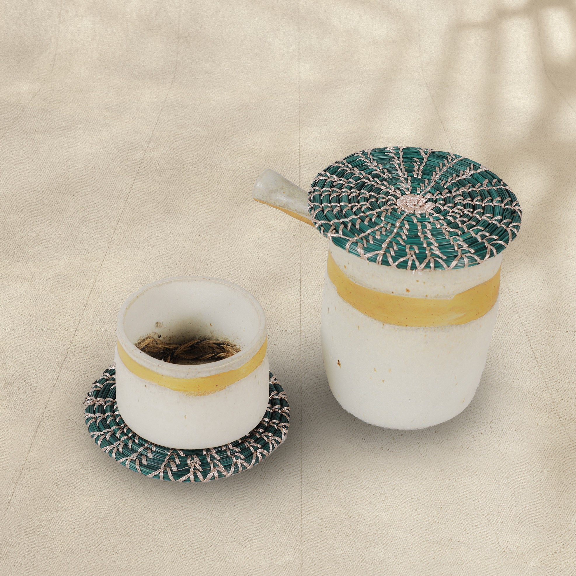 Handmade Pine Flat Coasters (Set of 6)