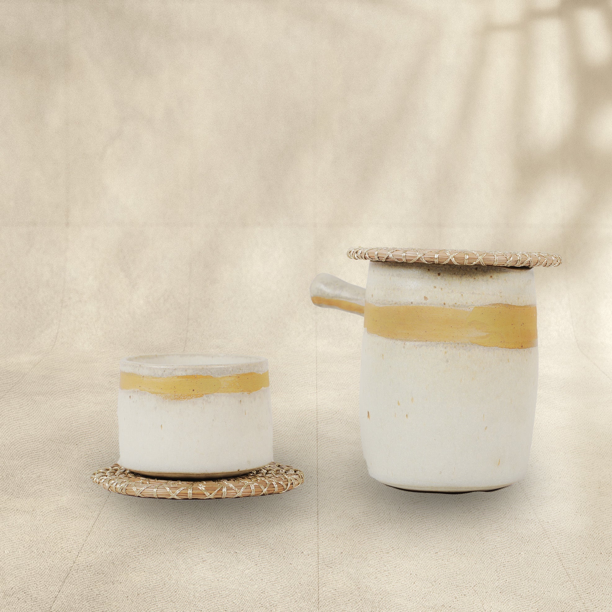 Handmade Pine Flat Coasters (Set of 6)