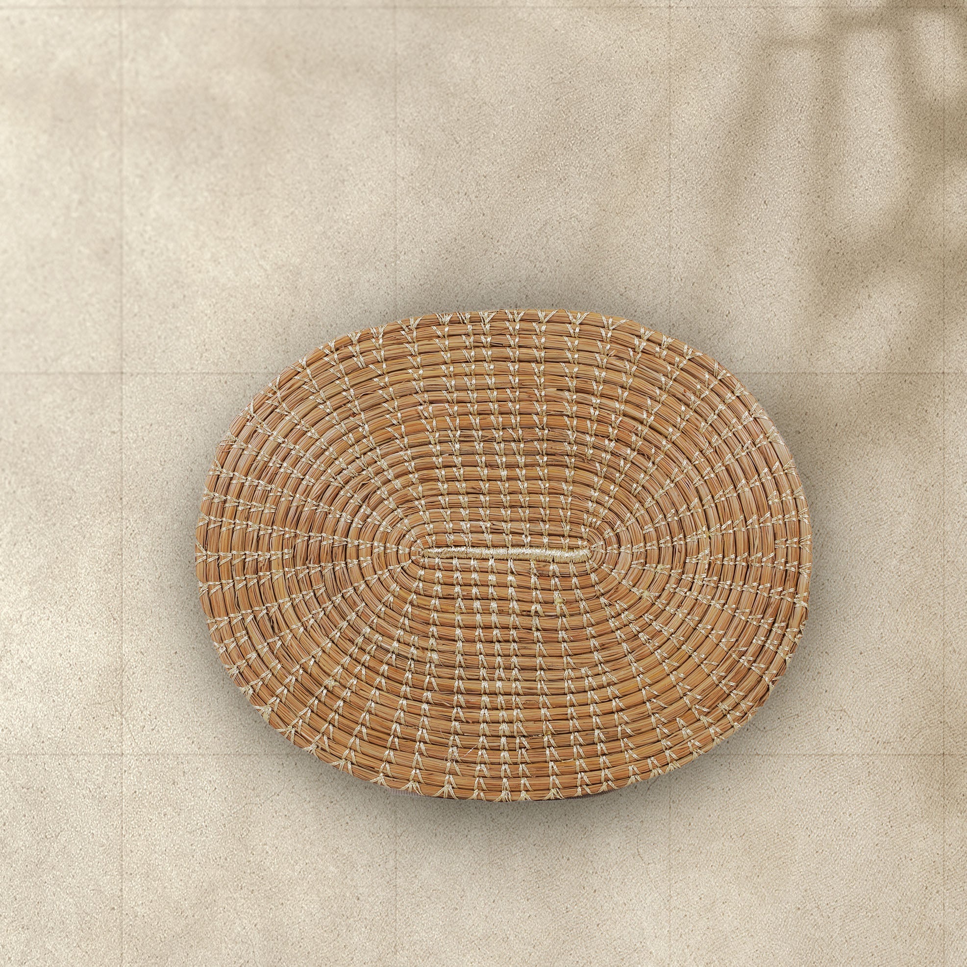 Handmade Oval Centre Table Mats (Set of 2)