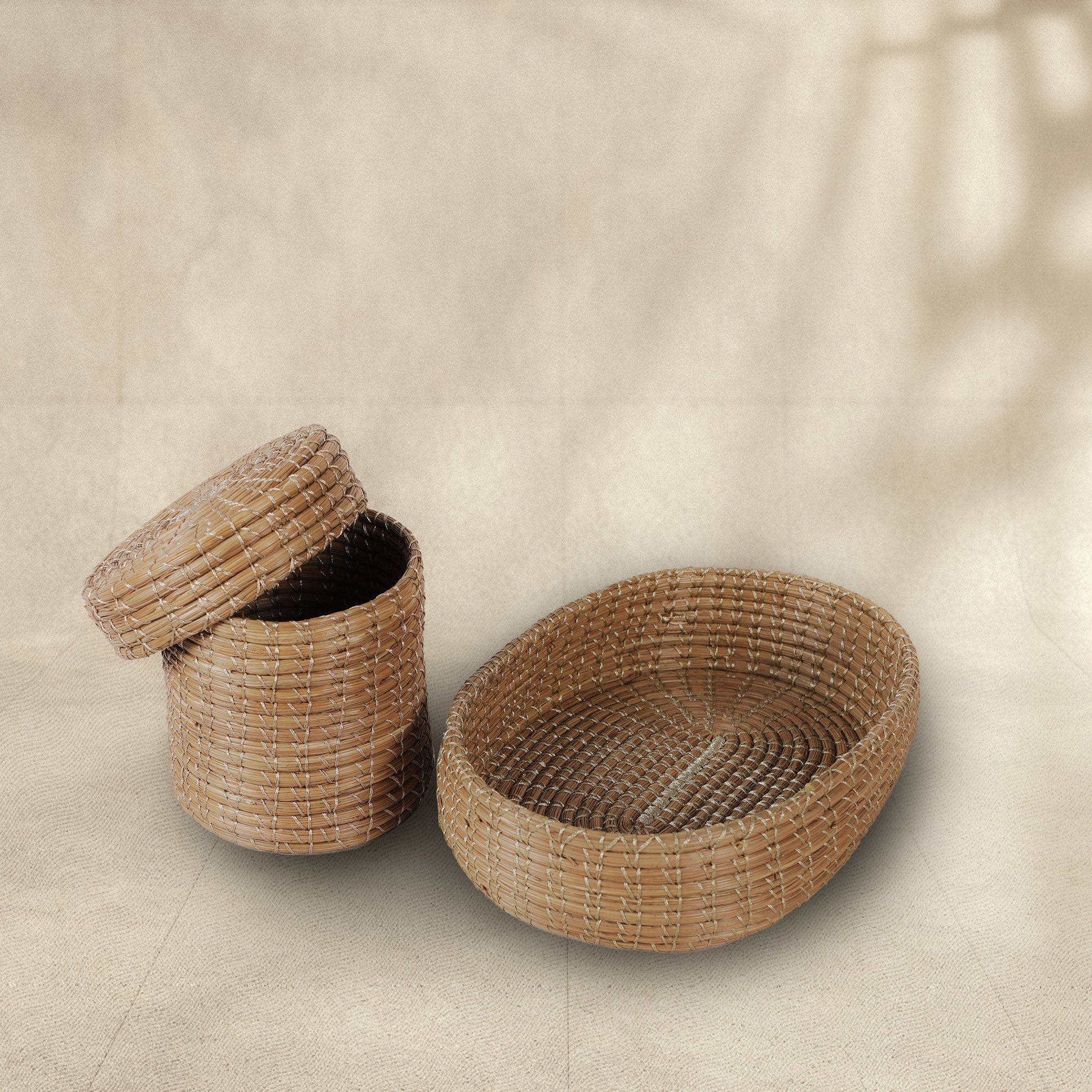 Handmade Pine Knot Storage Basket