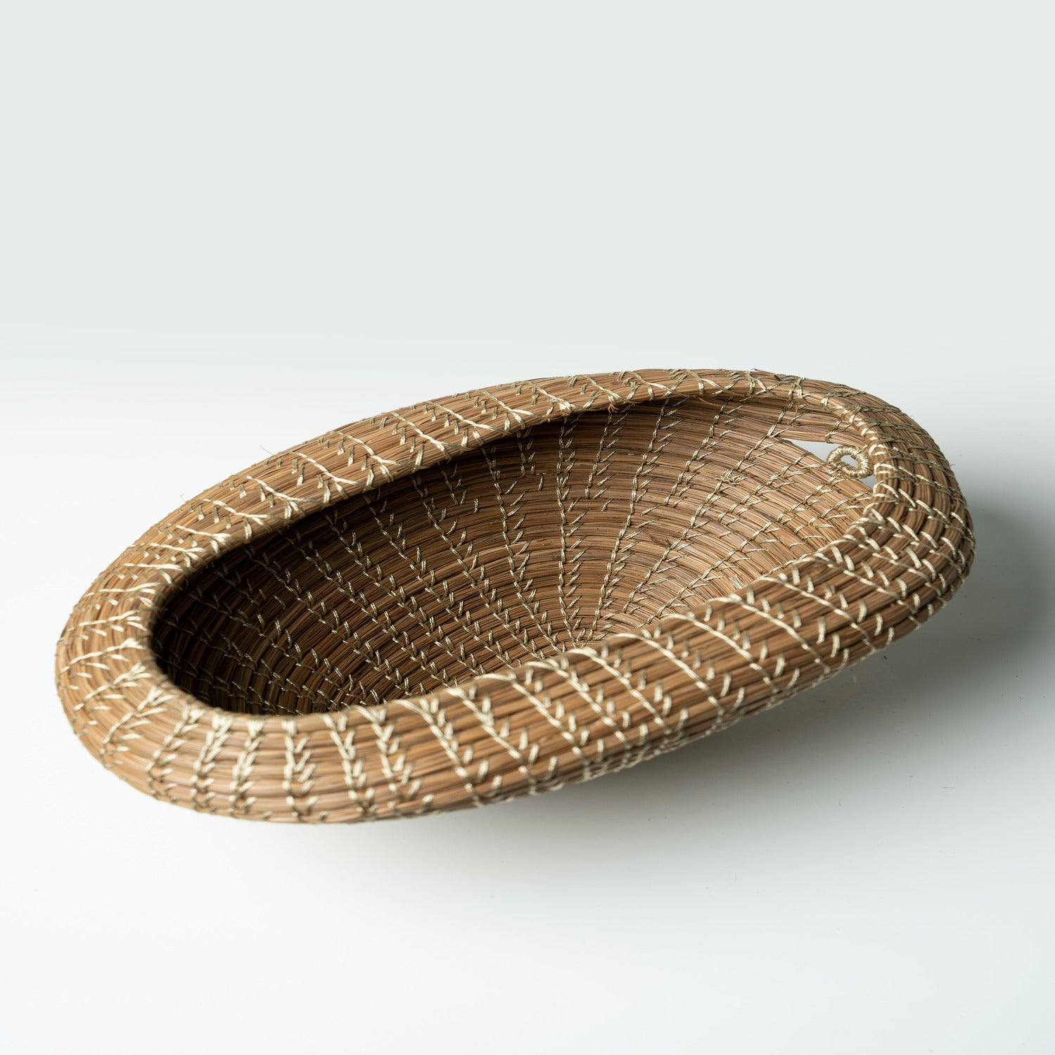 Handmade Weaved Pine Nest Shade – Ceiling Light Holder