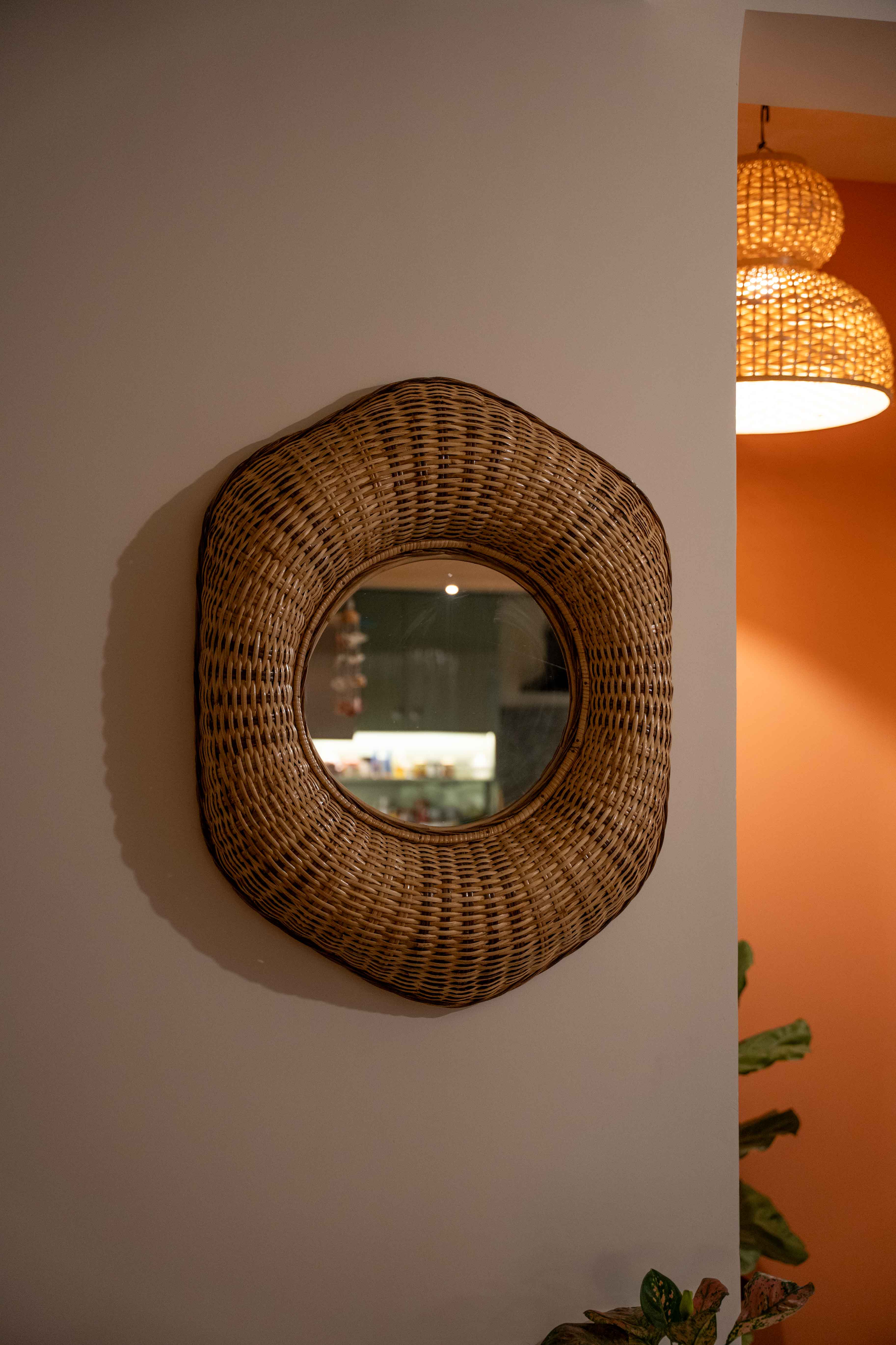 Contour Weave Mirror