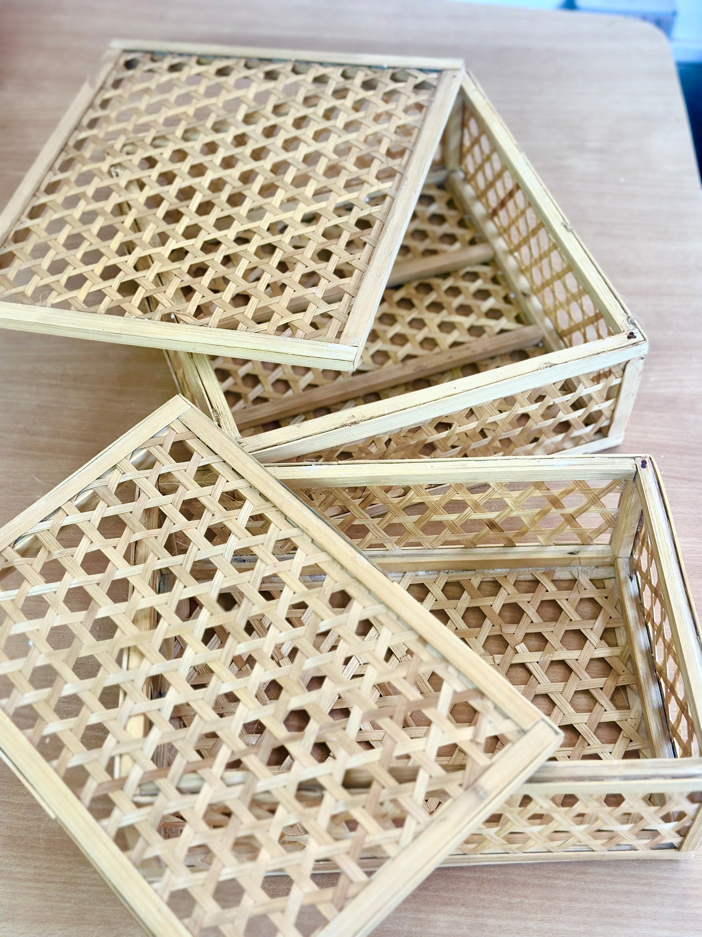 Rectangular Bamboo Box with Lid