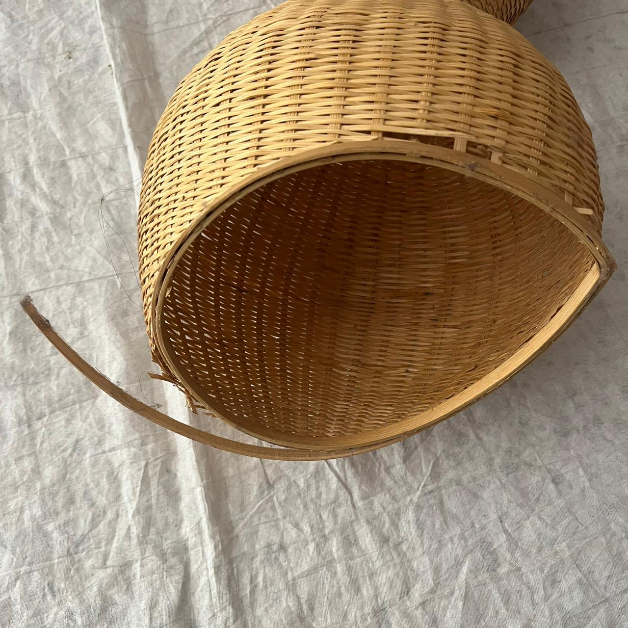 Handmade Bamboo Weaved Peas in a Pod Light Holder