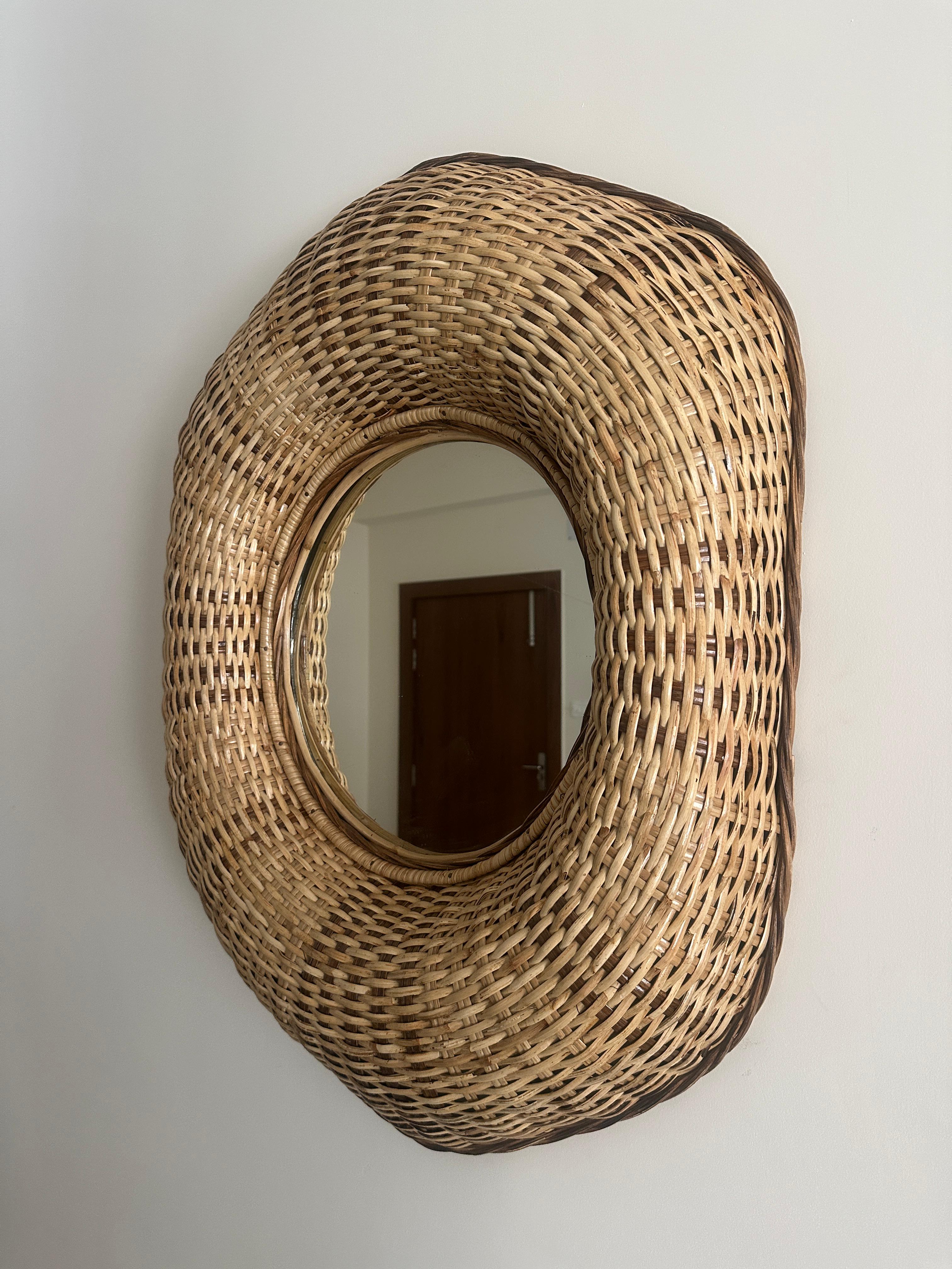 Contour Weave Mirror