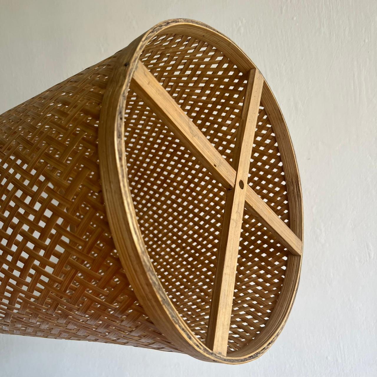 Bamboo Cylindrical Light