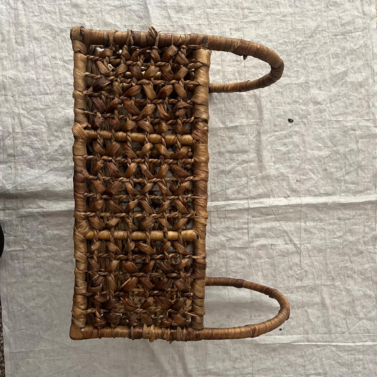 Cane and Water Hyacinth Basket
